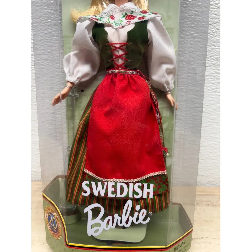 Vtg 1999 Mattel Swedish Barbie Doll 12